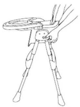 Baby-Plus TRX01 - To fold the high chair - 1