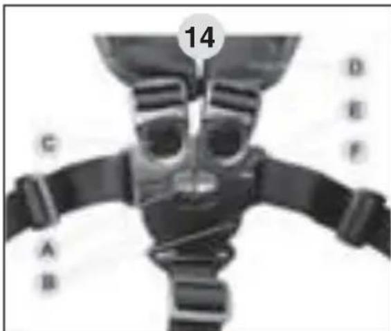 HARTAN VIP GT - Ceinture de sécurité avertissement ! - 1