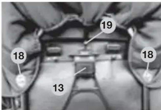 HARTAN VIP GT - Beskytse af barnet mod at falde ud af klapvognen ADVARSEL! - 1