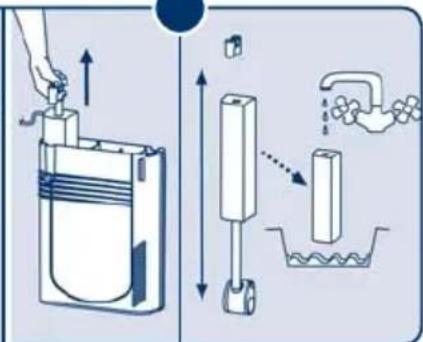 Ferplast Dubai 120 - Die Reinigung des Filters BLUWAVE - 3