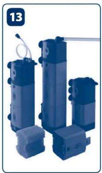 Ferplast Cayman 50 Professional - VNITŘNÍ FILTRY BLUWAVE - 1