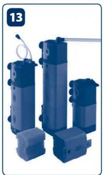 Ferplast Cayman 40 Open - BLUWAVE INTERVÄNDIGA FILTER - 1