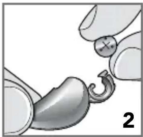 Starkey Halo - Insertion et extraction de la pile - 2