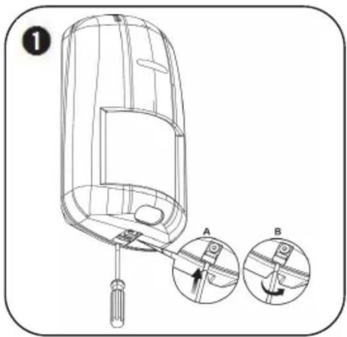 Electronics Line SecuSelf Set - > Pour installer le détecteur IRP : - 1