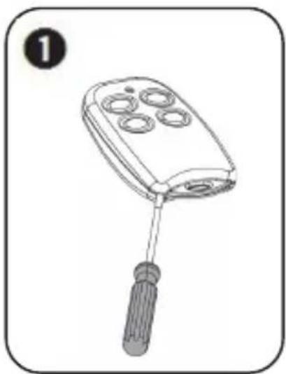 Electronics Line SecuSelf Set - Remplacement des piles de Tetecommande - 1