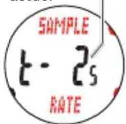 CAT EYE Q3a - Réglage de l'intervalle d'enregistrement SAMPLE RATE - 5