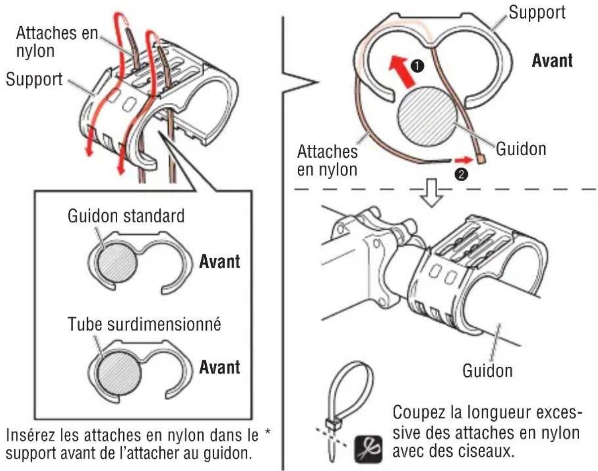 CAT EYE Q3a - Installez la montre sur le guidon - 1