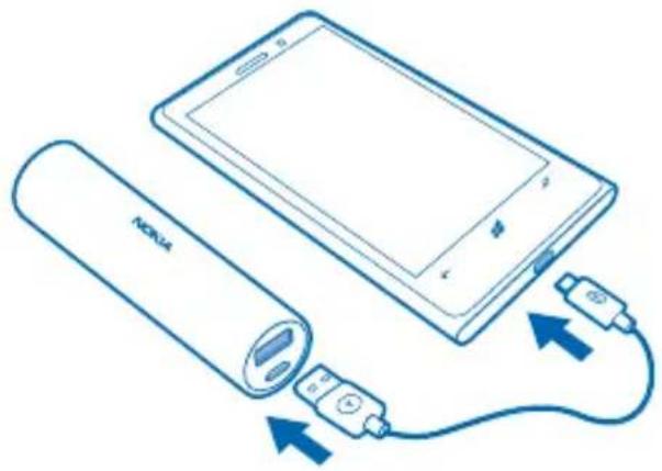 NOKIA DC19 - Charger votre apparéil avec le chargeur portable - 1
