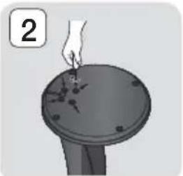 SAMSUNG HTF6500W - Installing the Speakers on the Tallboy Stand - 2