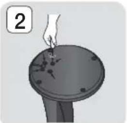 SAMSUNG HTF6500W - Zum Installieren der Laufsprecher auf dem Tallboy-Stand - 2