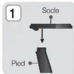 SAMSUNG HTF6500W - Installation des enceintes sur le pied type Tallboy - 1