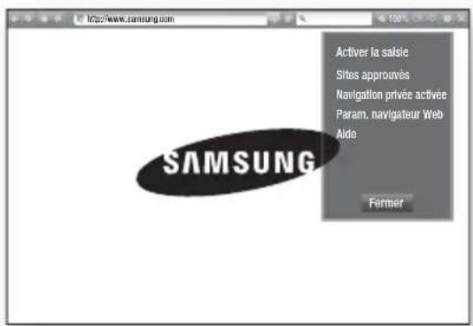 SAMSUNG HTF6500W - Utilisation du menu Réglage - 1