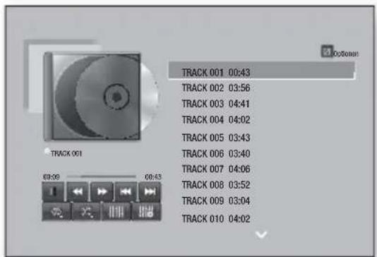 SAMSUNG HTF6500W - Wiederholen von Titeln auf einer Audio CD - 1