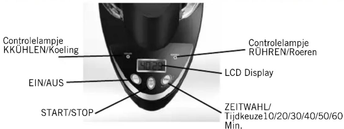 UNOLD 48840 - BEDIENING VAN DE IJSMACHINE - 1