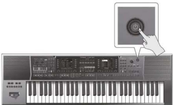 ROLAND EA7 - Mise sous tension - 2