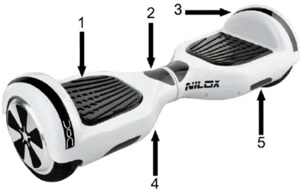 NILOX 30NXBK65D2004 - DOC BALANCE SCOOTER: DESCRIPCION - 1