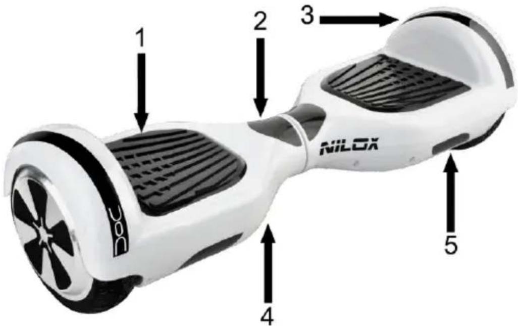 NILOX 30NXBK65D2004 - DOC BALANCE SCOOTER: BESCHREIBUNG - 1