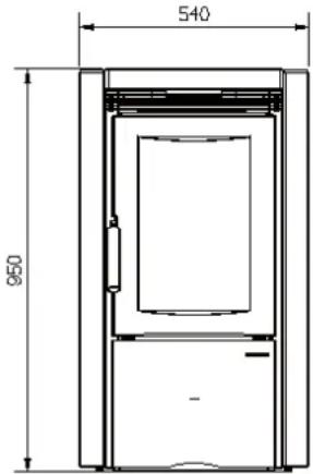 La Nordica Ester Forno Evo - DIMENSIONS. DIMENSIONS.DIMENSIONI. - 1
