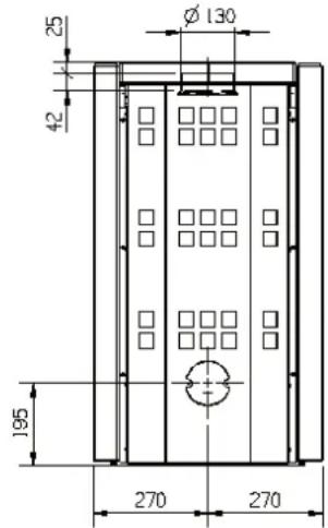 La Nordica Ester Forno Evo - DIMENSIONS. DIMENSIONS.DIMENSIONI. - 3