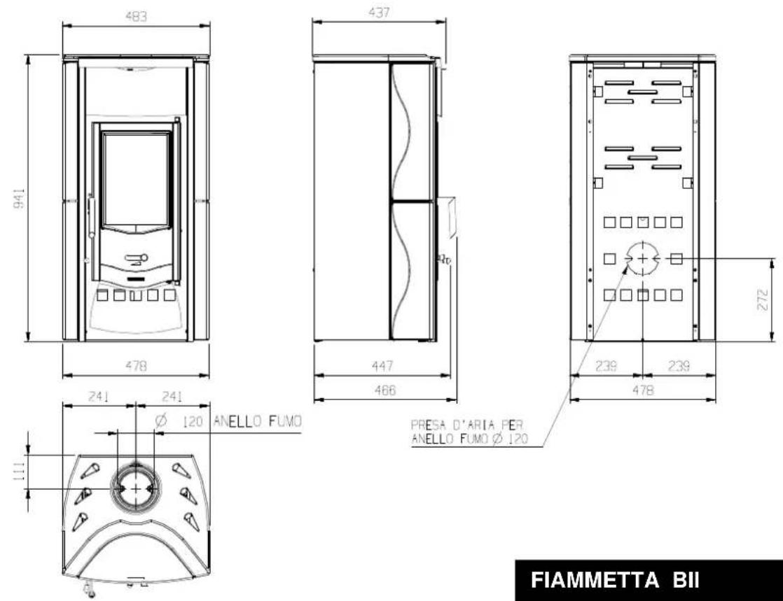 La Nordica Fiammetta - SCHEDA TECNICA / TECHNICAL DATA SHEETS / TECHNISCHE PROTOKOLLE / FICHE TECHNIQUE - 1
