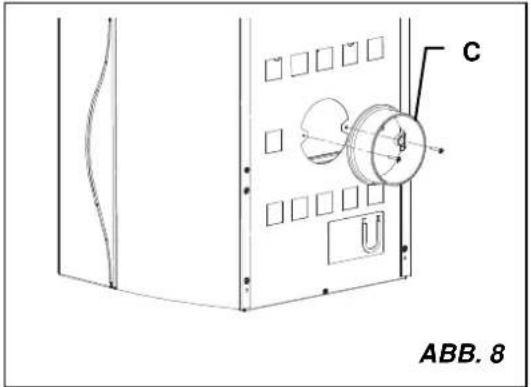 La Nordica Fiammetta - LUFTZUSTROM IN DEN AUFSTELLRAUM BEI DER VERBRENNUNG - 1