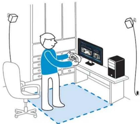 HTC Vive PRE - Mettre en place un espace de jeu - 1