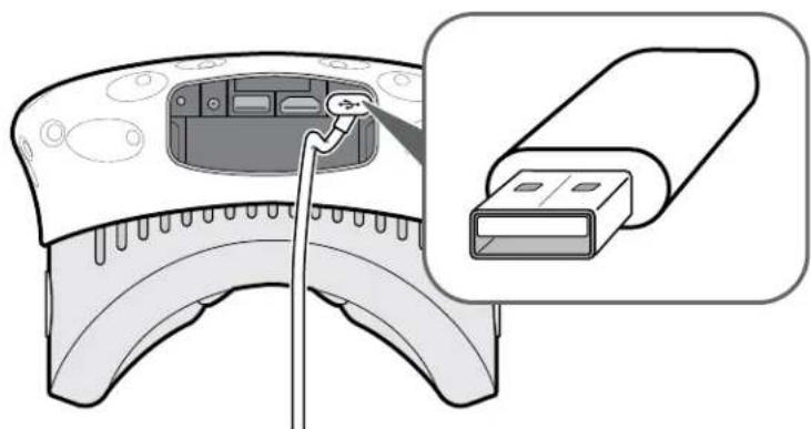 HTC Vive PRE - Connector un appareil USB au casque - 2