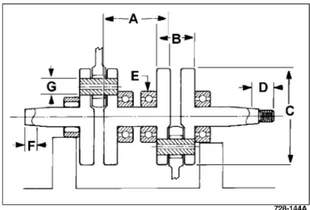 Arctic Cat Sno Pro 500 (2014) - Spécifications de déviation/réparation de vilebrequin - 1