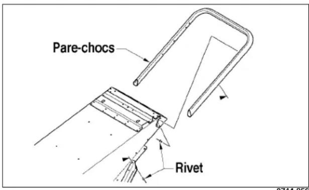 Arctic Cat Sno Pro 500 (2014) - Pare-chocs arrière - 1