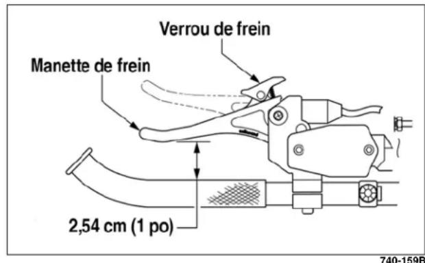 Arctic Cat Sno Pro 500 (2014) - Vérification de la course du levier de frein - 1