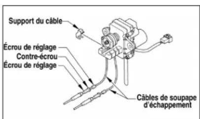 Arctic Cat M 800 Sno Pro (2012) - Inspection/ réglage des cables APV (Modèle 800 cc) - 2