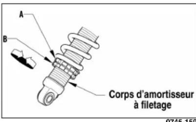 Arctic Cat M 800 Sno Pro (2012) - Réglez le ressort d'amortisseur du bras arrérique du cadre de glissement (Modèle M/XF) - 1