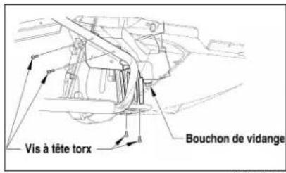 Arctic Cat M 800 Sno Pro (2012) - A VERTISSEMENT Prenez garde si un boulon de vidange chaud est retire a la main. Une brulure peut se produire. - 2