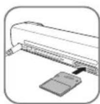 AGFA AS 1110 - Insättning av minneskort - 1