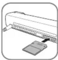 AGFA AS 1110 - Instalar tarjeta de memoria - 1