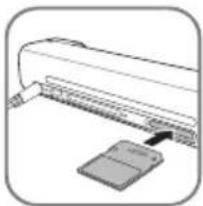 AGFA AS 1111 - Insättning av minneskort - 1