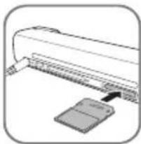 AGFA AS 1111 - Vložení pamět'ové karty - 1