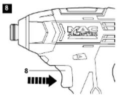 MAC ALLISTER MEID108Li - Commutateur de sens de rotation - 5