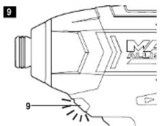 MAC ALLISTER MEID108Li - Lamp de travail LED - 2