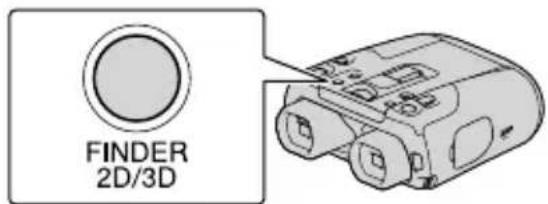 SONY DEV50V - Pour changer l'affichage du viseur entre 2D et 3D - 1