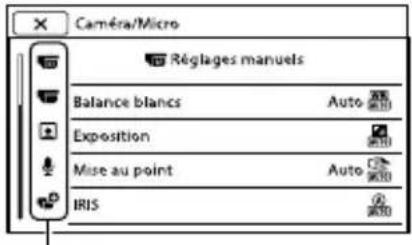 SONY DEV50V - Utilisation des menus - 4