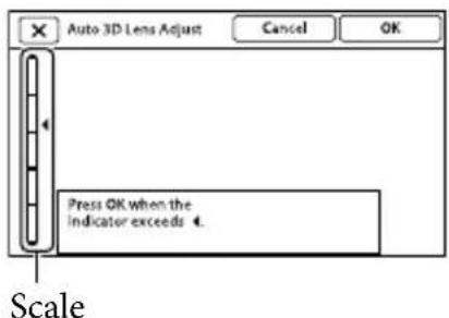 SONY DEV30 - Adjust the 3D lens. - 1