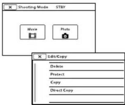 SONY DEV30 - Using menus - 3