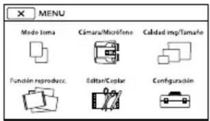 SONY DEV30 - Uso de los menús - 2