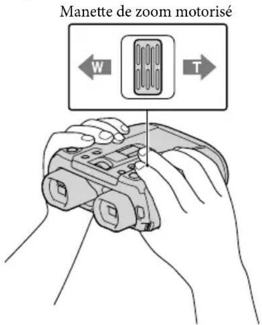 SONY DEV30 - Maintenez ce produit avec les deux mains et dirigez-le vers l'objet. - 1