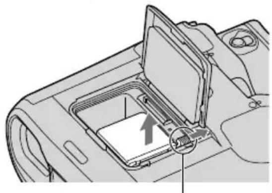 SONY DEV30 - Pour retirer le bloc-piles - 1