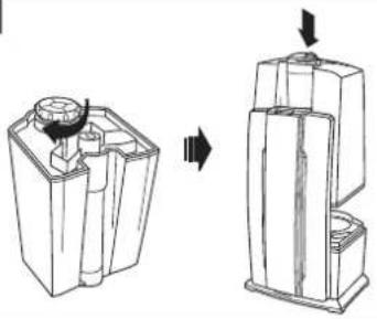Solis Tower 714 - Description of the appliance Filling the tank - 4