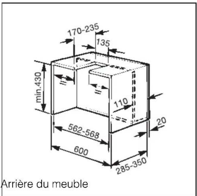 MIELE DA 263 i - Cotes du meuble haut - 1