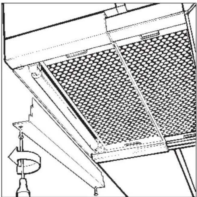 MIELE DA 263 i - Het verwangen van de TL-buis of starten - 1