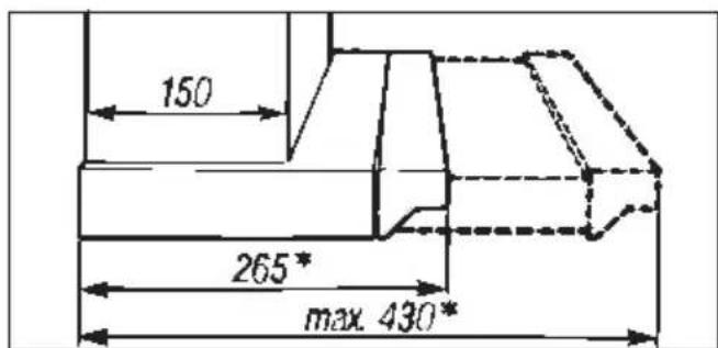 MIELE DA 263 i - Maten van de afzuigkap - 2